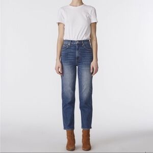 SLVRLAKE London High Rise Straight Ankle Jeans Size 27